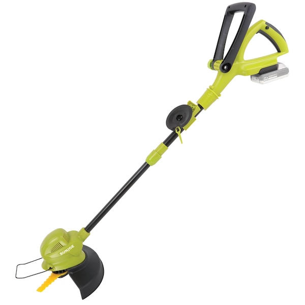 Sun Joe 24Volt ION Cordless Sharper Blade Stringless Lawn Trimmer Tool Only  Starter Kit